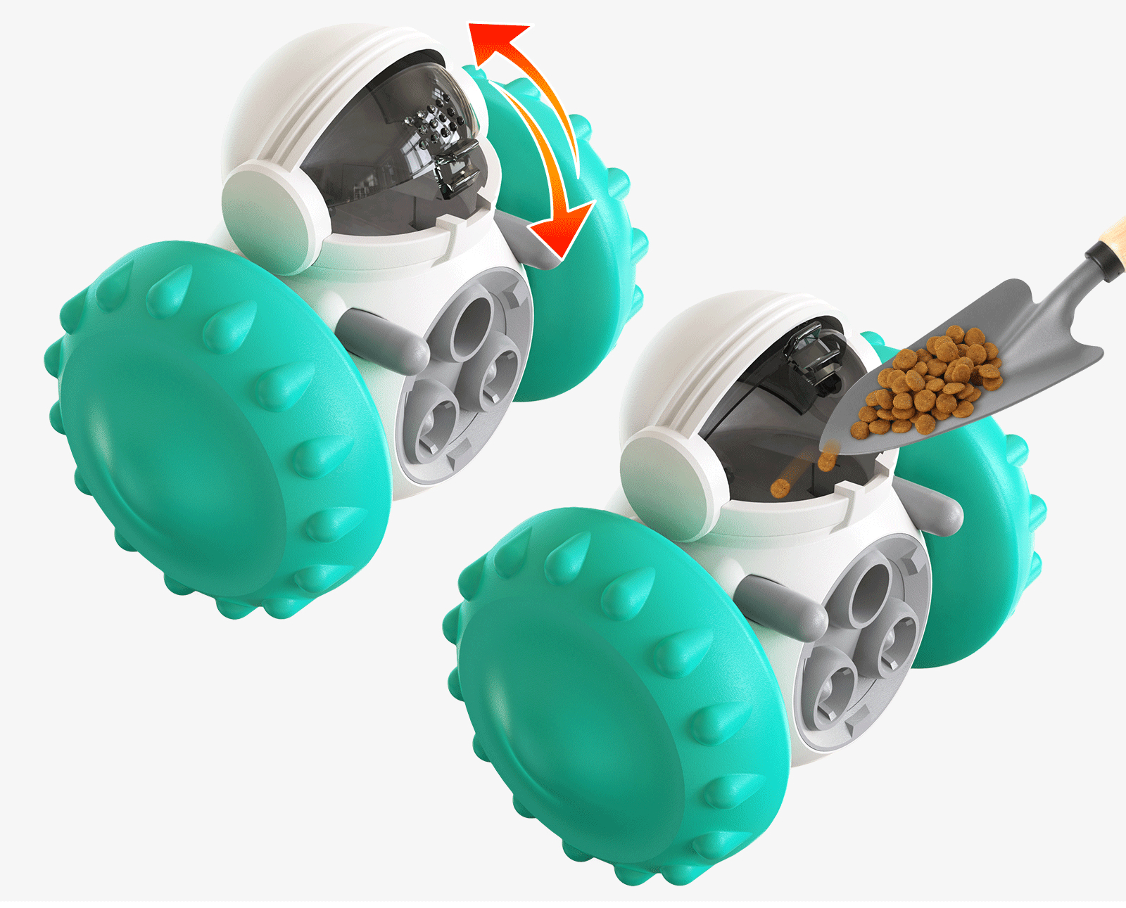 Interactive Pet Toy Car for Fun, Playful Feeding