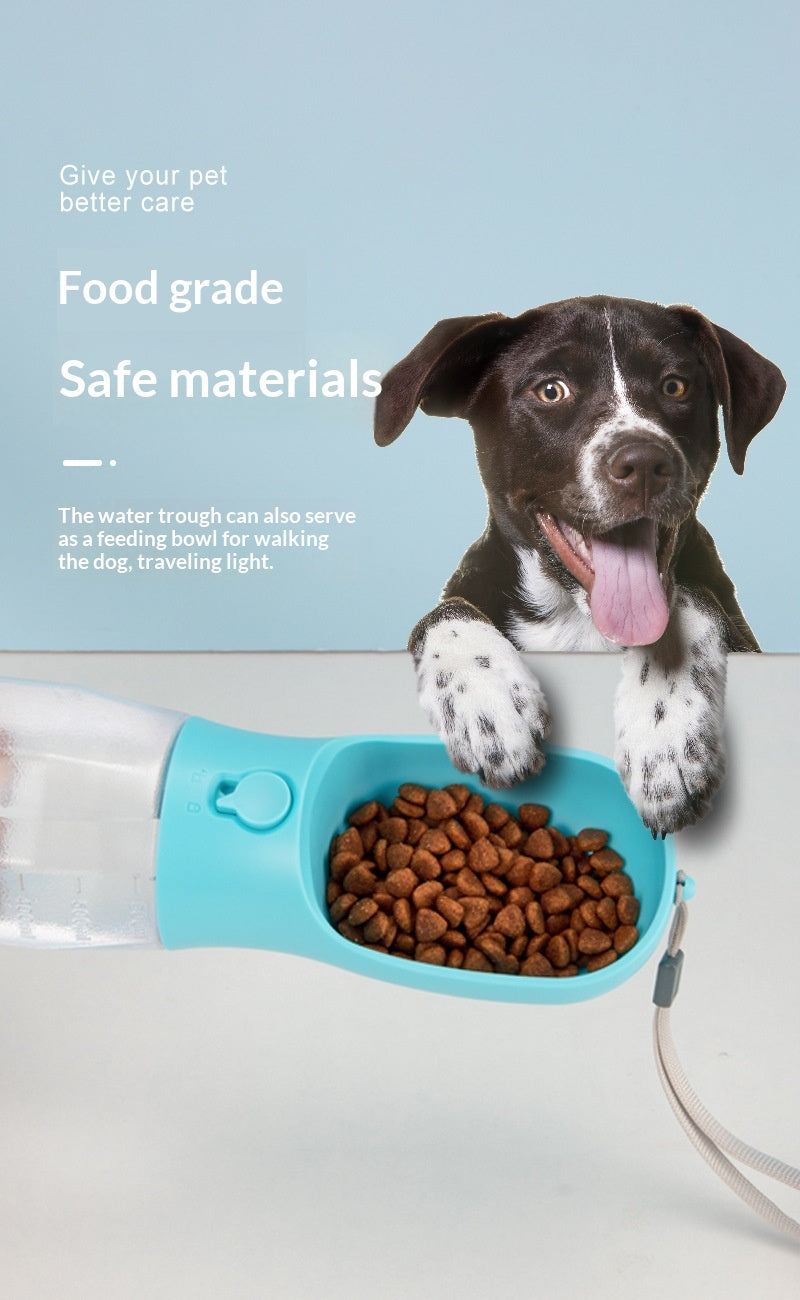 3-in-1 Pet Travel Bottle – Easy Hydration On the Go (600ml)