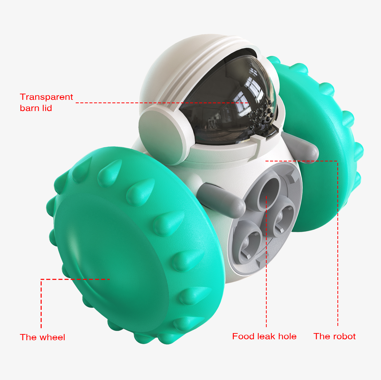 Interactive Pet Toy Car for Fun, Playful Feeding