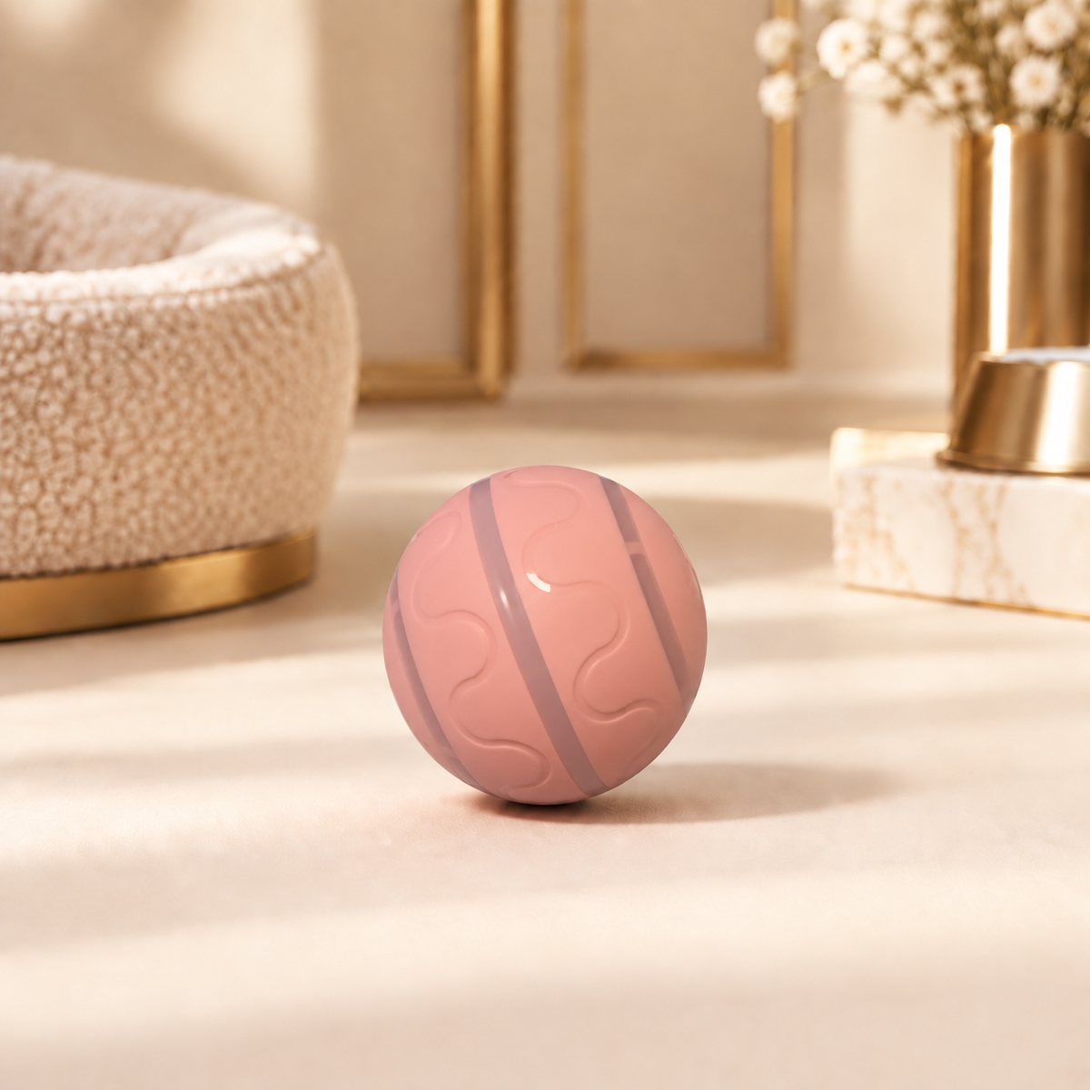Smart rolling cat ball interactive toy – lifestyle image 2