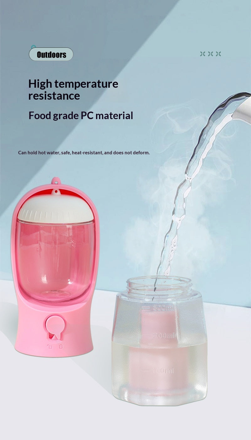 3-in-1 Pet Travel Bottle – Easy Hydration On the Go (600ml)