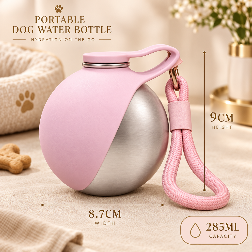 Portable pet travel water bottle for dogs – product image 9