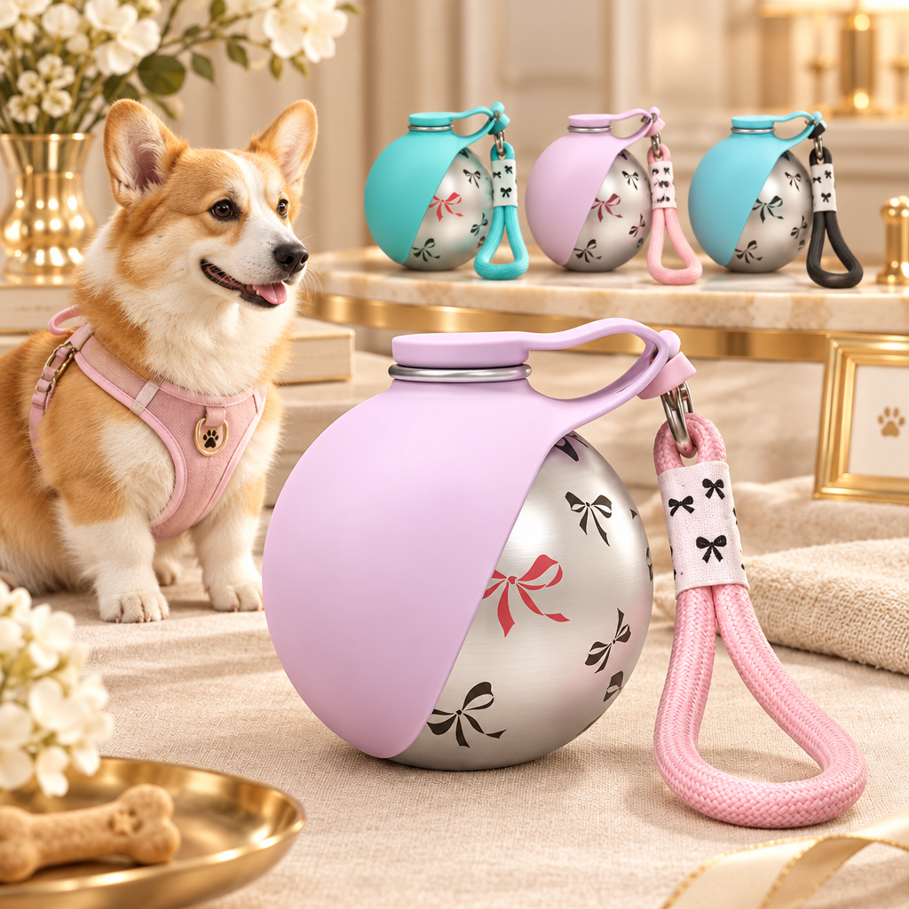 Portable pet travel water bottle for dogs – product image 2