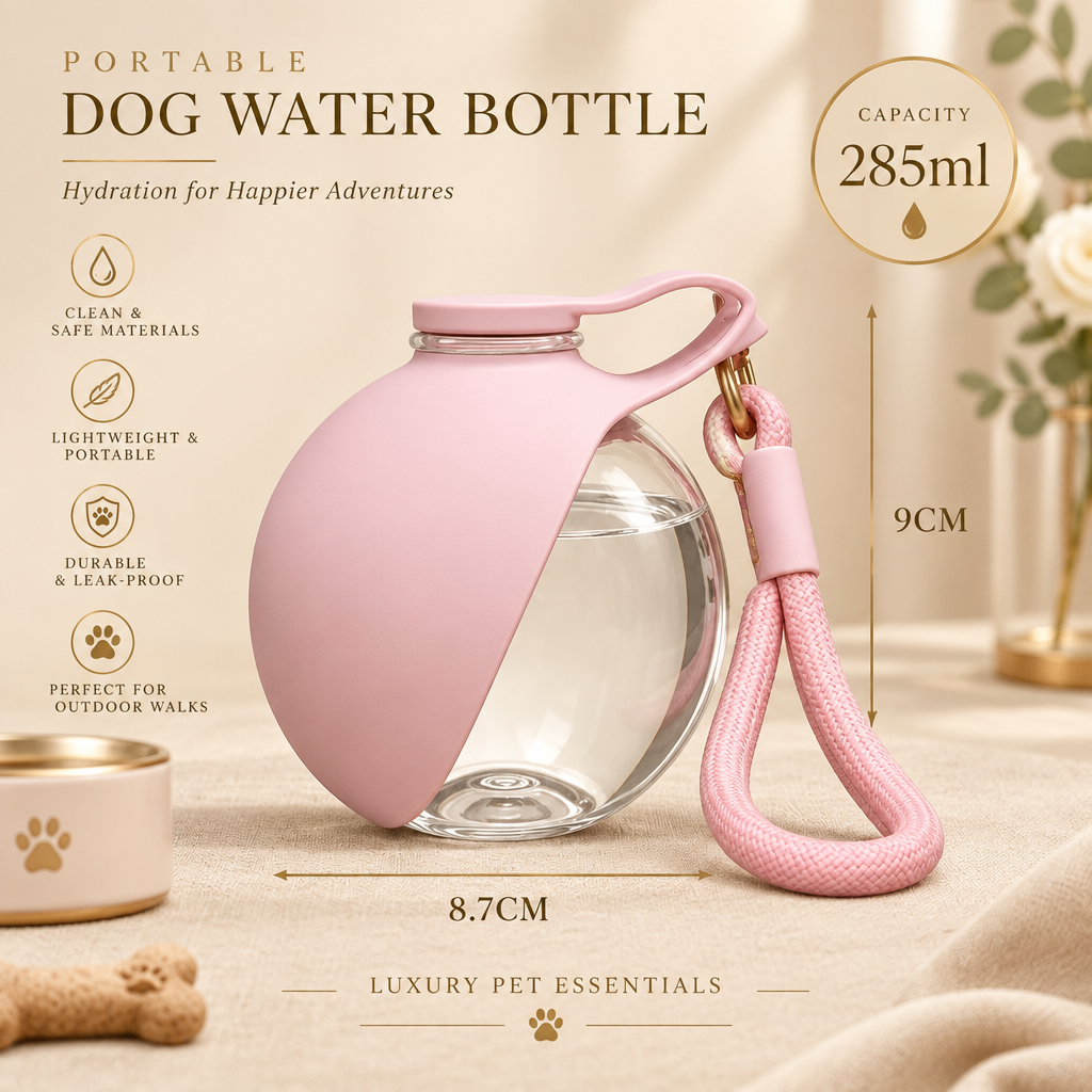 Portable pet travel water bottle for dogs – product image 7
